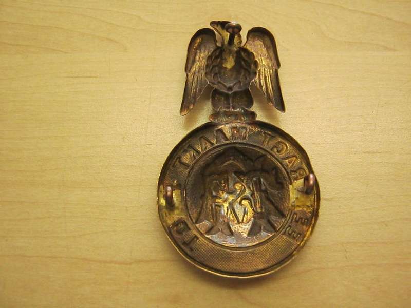 ZAR helmet plate.